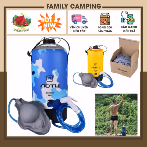 [ảnh thật và video] Túi Đựng Nước Túi Tắm Ngoài Trời Có Vòi Xịt Chân Dùng Khi Đi Tắm/Cắm Trại/Dã Ngoại/Đi Biển 12 Lit
