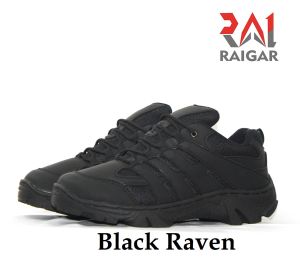 Sepatu Pria Safety Ujung Besi Pendek Original Raigar Hawk Keren Kerja Lapangan Kuat Anti Licin 39-44