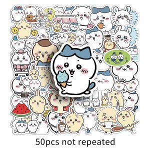 50PCS Chiikawa Stickers lovely Anime Cute Pet Profile Picture Sticker Toys Cartoon Waterproof DIY Phone Case Water Cup