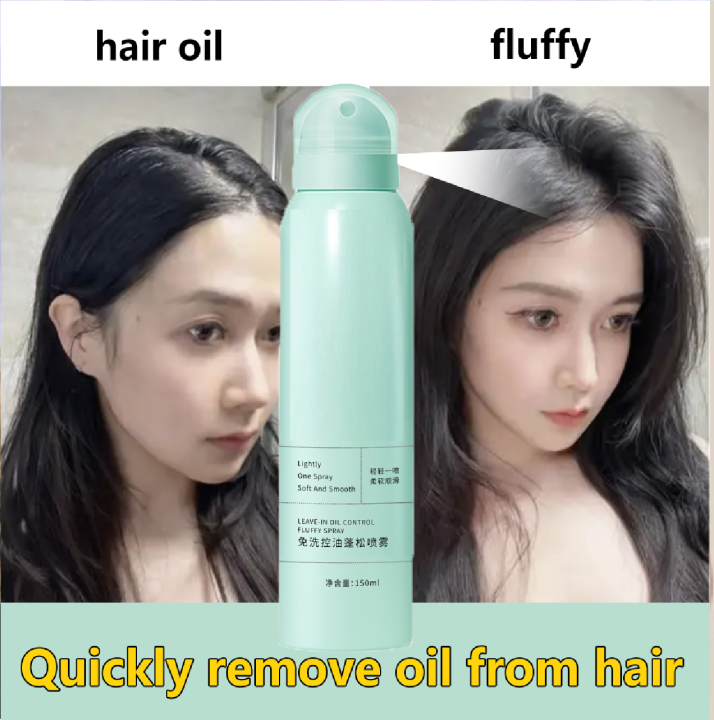 Washing Free Shampoo Instant Dry Wash Hair Spray Smooth Refreshing No