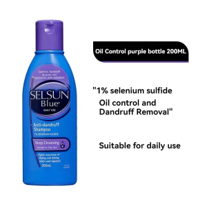 [SG Ready Stock]200ml Selsun gently dandruff removing shampooOil control and anti itching shampoo No silicone oil
