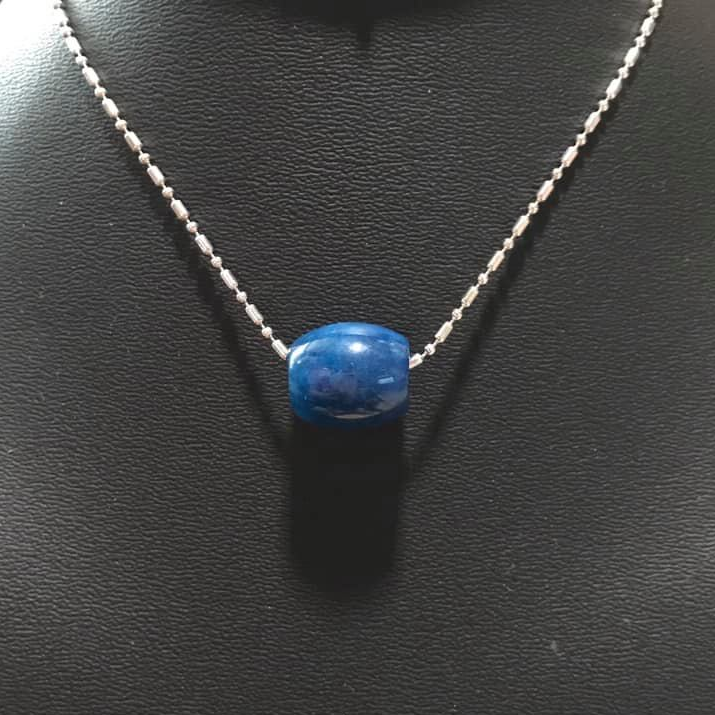 LU THỐNG ĐÁ MÃ NÃO XANH DƯƠNG TẶNG KÈM DÂY ĐEO