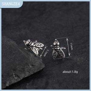 【SHANGZE4】 Vintage Creative Flies Earrings For Women Funny Fly Stud Earrings Party Jewelry Gift