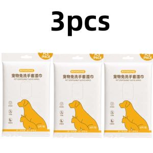 BUY 1 TAKE 4 Pet grooming wipes and gloves easy and quick cleaning for your pet deodorizing gloves