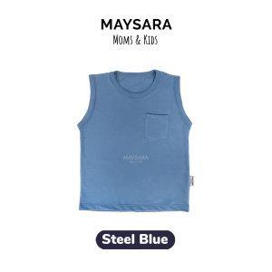 Kaos Anak Laki-Laki Perempuan Safa Kids Singlet Tanpa Lengan 1-5 Tahun