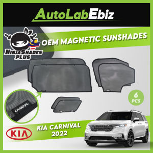 Kia Carnival 2022 NinjaShades Plus OEM Magnetic Car Sunshades (6pcs/set)