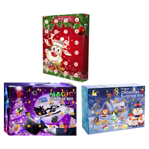 24 Day Christmas Surprise Advent Box Family Activity Toy Holiday Party Decoration For Kid Adult Christmas Celebration