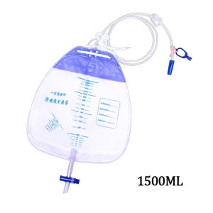 Disposable Medical Urine Drainage Collection Bag With Pagoda Connector Long Catheter Anti Reflux For Elderly Men Bedridden Home Hospital Biliary Drainage Catheter Accessory Care Supplies