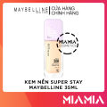 Kem Nền Maybelline Nắp Tím Super Stay Up To 30H SPF16 35ml Chính Hãng - Kem Nền Kiềm Dầu Lâu Trôi. 