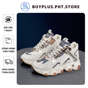 Giày Thể Thao Cao Cổ 5-6cm Chống Trượt Phong Cách Hàn Quốc Cho Nữ - Buyplus.Pht.Store