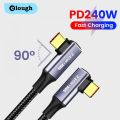 Elough สายชาร์จ PD 240W Type C To Type C,สายชาร์จเร็ว PD คู่กับ USB-C USB-C 1M 2M 3M 0.5M. 