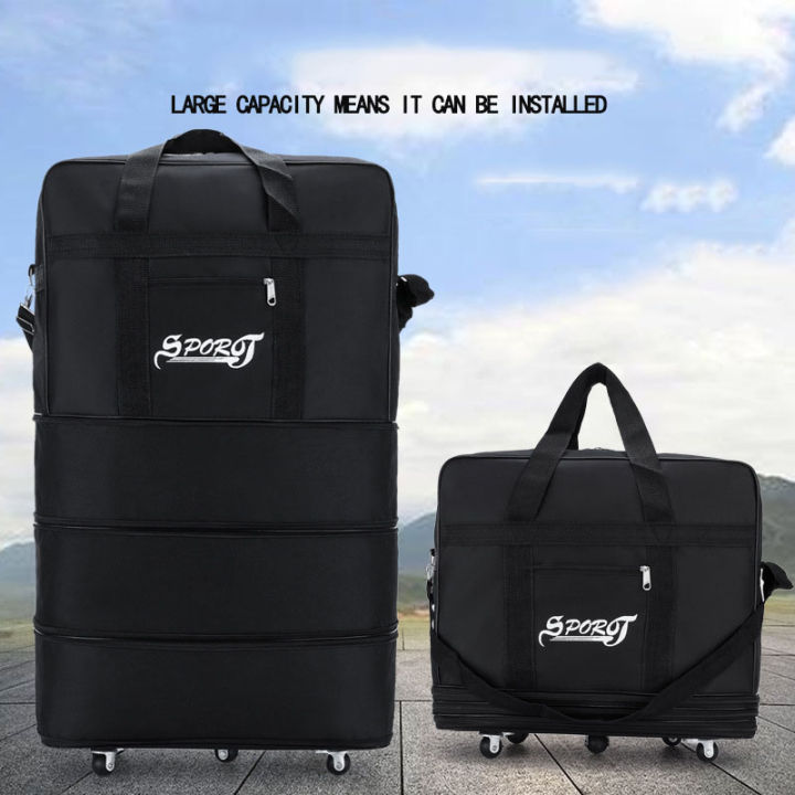 Heavy Duty Wheeled Travel Bag Large Capacity Duffel Bag for Airline