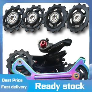 Sports🚴🏻♀️ 11t 12t 13t 14t mang xe đạp phía sau hướng dẫn bánh xe đường xe đạp Jockey phía sau Derailleur ròng rọc con lăn cho SRAM sửa chữa Kit