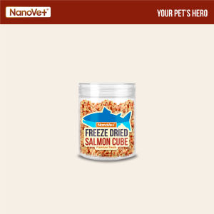 Nanovet® Freeze Dried Salmon Cube Premium Treats