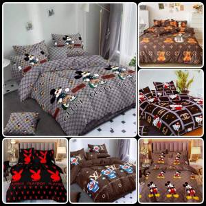 ชุดเครื่องนอนครบชุด 6 ชิ้น ขนาด 6 ฟุต / 5 ฟุต / 3.5 ฟุต ผ้าปูที่นอน + ผ้านวม+ ปลอกหมอน+ปลอกหมอนข้าง เก็บเงินปลายทาง ลายการ์ตูน ลายรถ CAR nana.shop