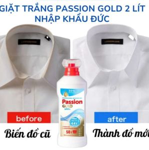 [XẢ KHO] Nước Xả Vải Passion Gold 2 Lít Đức Công Nghệ Mới Hương Nước Hoa Làm Mềm Vải Chống Nhăn Chính Hãng