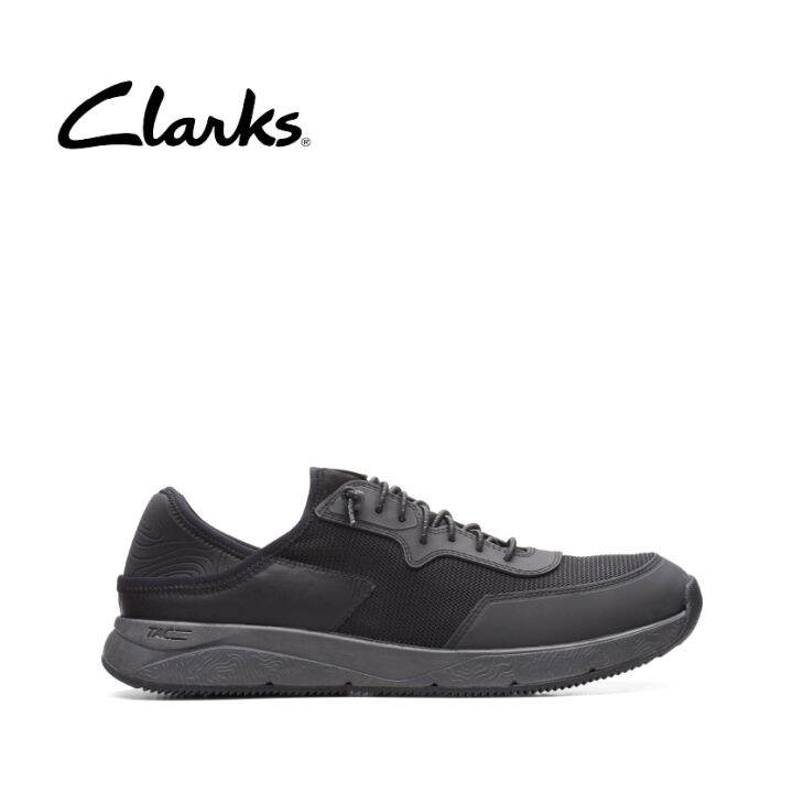 Clarks hotsell black sneakers