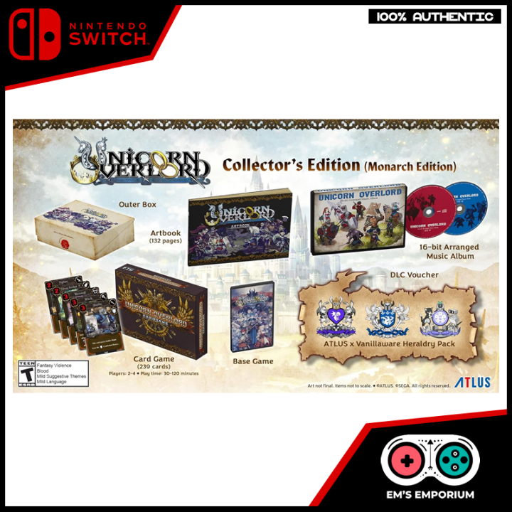 Unicorn Overlord Collector's Edition (Monarch Edition) - Nintendo ...