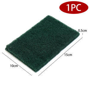 【On Sale】5Pcs กระทะฟองน้ำทำความสะอาดเมจิกเครื่องมือเครื่องขัดถูหม้อกระดาษทรายทำความสะอาดเครื่องใช้ในครัวฟองน้ำ