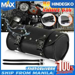 [Local seller+COD]Motorcycle Saddlebag PU Leather Tool Bag Universal Motorcycle Side Box Side Bag Saddlebags Rider Bag