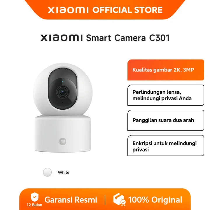 Xiaomi Smart Camera C301| CCTV Indoor | 2K Ultra-clear HD | 3MP | AI ...