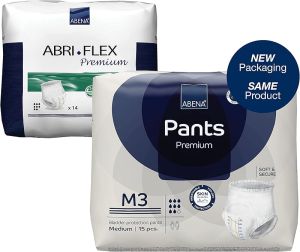 Abena Premium Incontinence Underwear Abena Pants Pull-ups Heavy Absorbency Level 3 Medium 45 Count