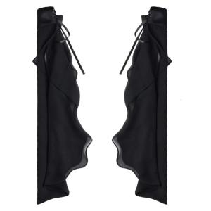 2pack Stylish Chiffons Bridal Gloves Long Oversleeves Fashionable Sleeves for Weddings Photoshoots