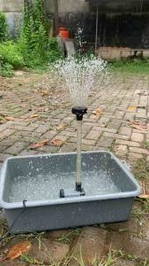 PAKET POMPA AIR MANCUR TIPE 1 TINGKAT kolam ikan mini taman