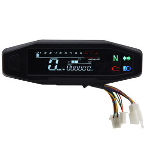 【Local delivery】Newest Motorcycle Speedometer Oil Gauge Tachometer Universal Digital Meters Instrument Cluster Turn Signal Light Indicator