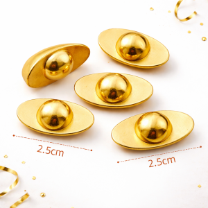 (Size 2.5CM) Combo 5/10 Thỏi Vàng Kim Loại Nguyên Khối – Đặt Bàn Thờ Thần Tài – Két Sắt – Vật Phẩm Chiêu Tài