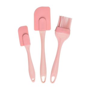 3PCS/Set Silicone Cream Shovel+Oil Brush+Spare Spatula Detachable Bread Cake Butter Spatula Mixer