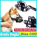 【Dikirim Dlm 24jam】 Penutup Mulut Anjing Dog Muzzle Brongsong Brungus Anti Bark Bite. 