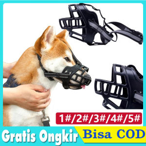 Dog Muzzle Brongsong Brungus Anti Bark Bite Penutup Mulut Anjing