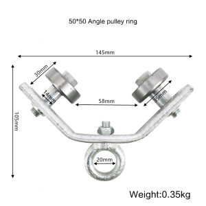 Katrol Gantung Troli Hoist Takel/Katrol Suspensi Kabel Trolley Troley Hanger