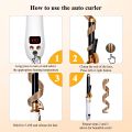 Automatic Curling Iron, Auto Hair Curling Wand, Rotating Curling Iron 1 Inch,Ceramic Hair Curler for Lasting Beach Waves, Adjustable Temperature. 