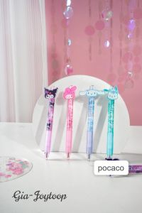 PULPEN MIKA SANRIO JOY TOP TINTA HITAM 0.5MM PULPEN GEL | MELODY | KUROMI | POCACO | CINAMORROL | MOROL | ATK | ATS | PERALATAN SEKOLAH ANAK