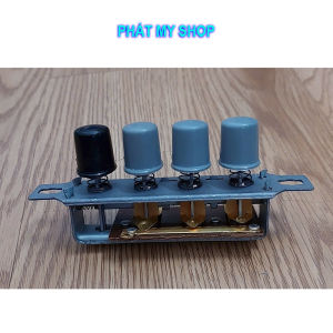 Công tắc quạt bàn 4 nút nhấn tròn