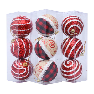 Glittering Balls Christmas Balls Ornament Christmas Tree Decorations For Home Party Indoor Outdoor Use