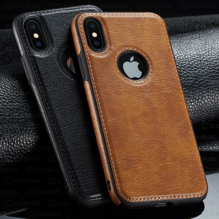 For iPhone 16 pro max 13 14 15 pro max 12 11 Pro 11 Pro Max 14 15 16 plus  Case Luxury Vintage PU Leather Back Thin Case Cover for iphone XS Max XR X 