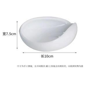 Porcelain Coffee Bean Dosing Cup Ceramic Measuring Dish Weighing Cooling Display Plate 陶瓷咖啡豆称量盘