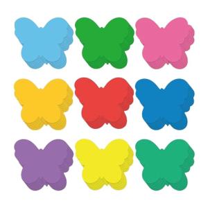 108 Pcs Butterfly Cutouts Spring Flowers Cutouts Round Cutouts for DIY Craft Projects Bulletin Board Decoration