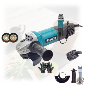 Cordless Makita Grinder 4 Inch Heavy Duty Brushless Angle Grinder with 2 Battery