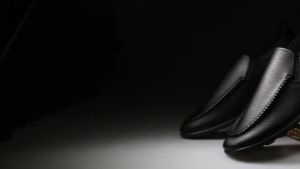 New Spring And Summer MenS Loafers Casual Leather Shoes For Middle-Aged And Elderly Slip-On Cloth Shoes