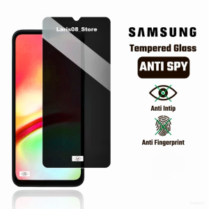 Tempered Glass Anti Spy Samsung A26 5G A36 5G A56 5G 16 5G A15 5G A06 A05 A05s A14 5G A14 4G A13 4G A13 5G A12 A11 A10s A10 A10e A04 A04s A04e A04 Core A03 A03s A03 Core A02 A02s A01s Pelindung Layar/Antigores Hp/Tg Anti Privacy/Intip/Kepo