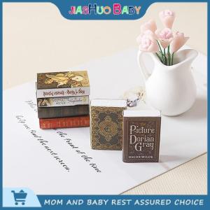 JiaShuo Baby Toy 6Pcs 1:12 Dollhouse Miniature Book Comic Book Small Books Mini Model Kids Pretend Play Toys Doll House Accessories