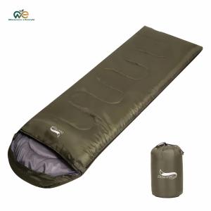 Envelope Sleeping Bag with Compression Sack Portable Sleeping Bag Breathable Travel Sleeping Bag for Backpacking Camping [Winnereco Lifestyle]