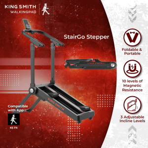 Kingsmith StairGo Stepper Foldable Stair Climber ★ Mobile APP ★ Home Gym Exercise ★ Full-Body Workout