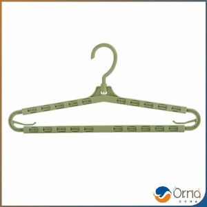 Orna ไม้เเขวนเสื้อ ไม้แขวนเสื้อ ปรับ ยืด หด ได้ ไม้แขวนผ้าพลาสติก hanger