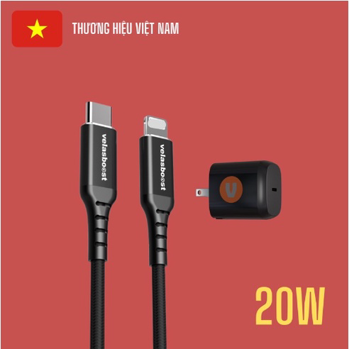 [Nhập 77LAZSOCIAL100K giảm 20% tối đa 100k] Bộ sạc nhanh (củ và cáp ...