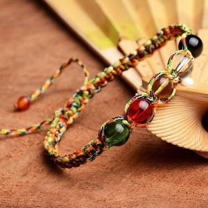 Prosperity Red Bracelet: 5 Deities Cinnabar Beads for Luck Wealth swerte 8mm 10mm